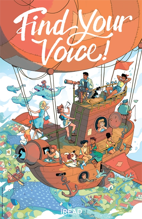 Find Your Voice poster by Hannah Templer
