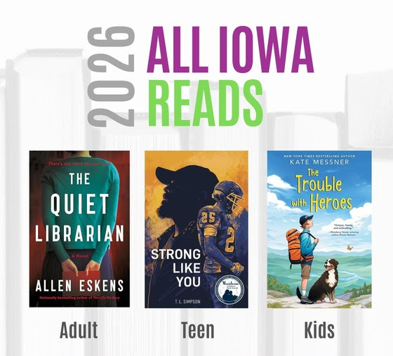 All Iowa Reads 2026 Titles.