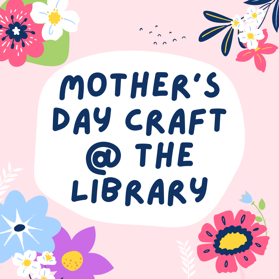 Join us on Saturday, May 11th at 11am for a Mother's Day craft! We will be making Wood Slice Ornaments.