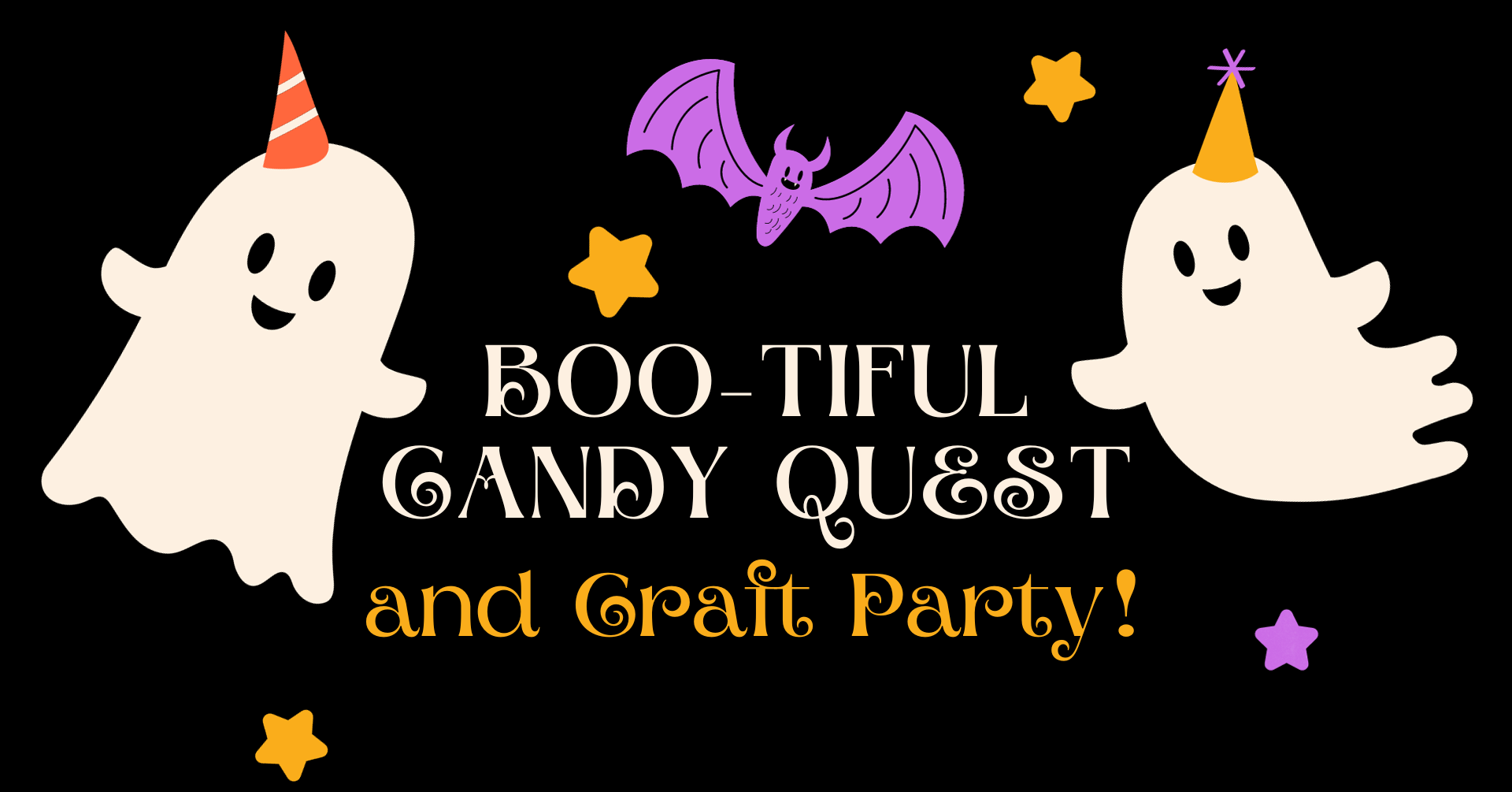 Boo-tiful Candy Quest and Craft Party!